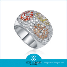 Charming Micro Pave Silver Ring Jewellery for Free Sample (R-0140)